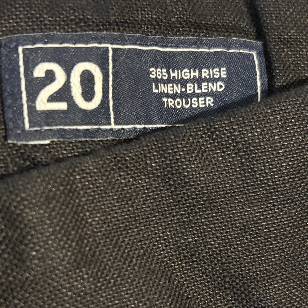 Gap Black wide leg pants trousers 20 New - Picture 9 of 12